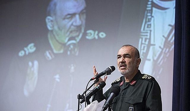 In this undated photo released by Sepahnews, the website of the Iran's Islamic Revolutionary Guard Corps, Gen. Hossein Salami speaks in a meeting in Tehran, Iran. (AP)