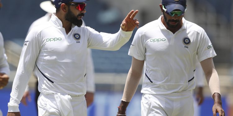 Virat Kohli and Jasprit Bumrah