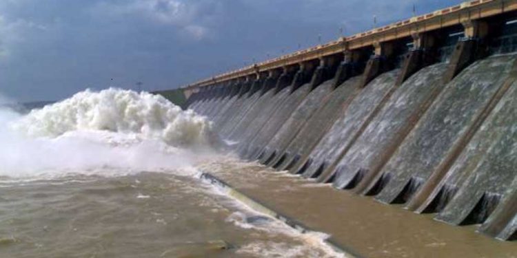 20 sluice gates of Hirakud now open