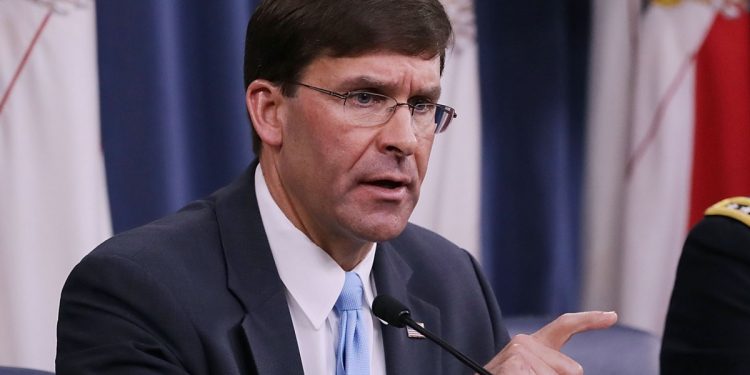 US Defense Secretary Mark Esper