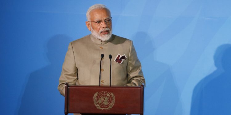 Narendra Modi at the United Nations, Monday