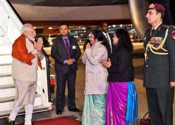 PM Modi leaves for Houston. File pic