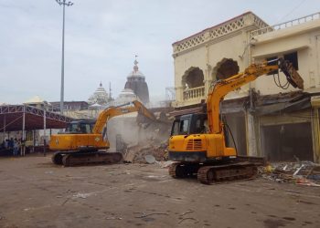 File photo of demolition in Puri