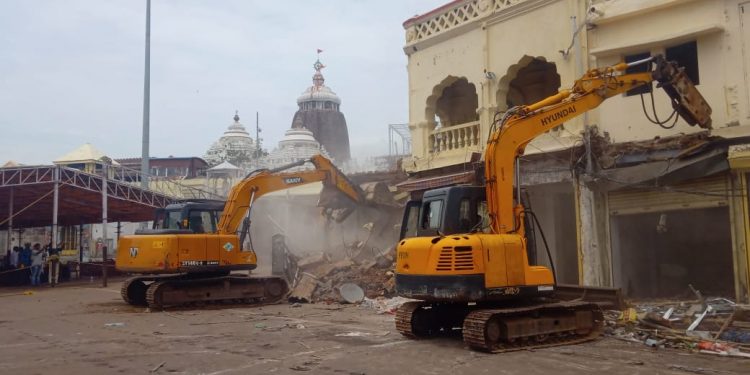 File photo of demolition in Puri