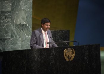 First Secretary in the Permanent Mission of India to the UN Sandeep Kumar Bayyapu.