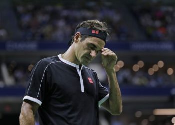 The 38-year-old Swiss had defeated Dimitrov in all seven previous meetings but surrendered a two sets to one lead before sliding to a 3-6 6-4, 3-6, 6-4, 6-2 defeat Tuesday.