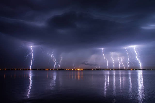 Place where lightning strikes 28 times in a minute