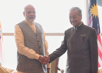 Narendra Modi and Mahathir Mohamad