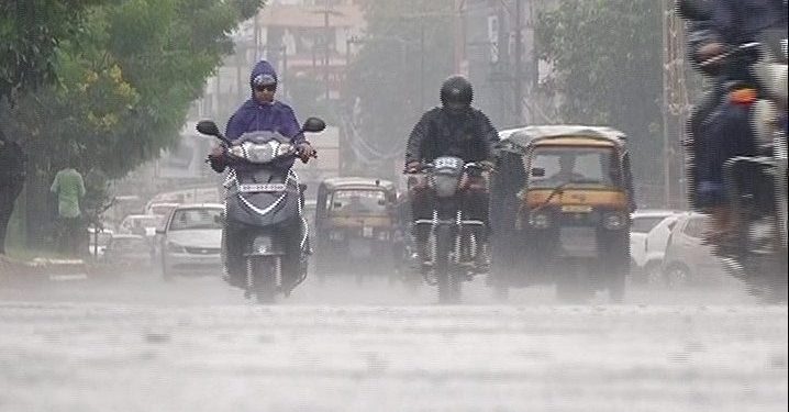 At least three persons, including a woman, died after being swept away in flooded rivulets and nullahs at different places of Ganjam district, police said.