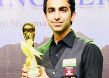 Advani defeated local favourite Nay Thway Oo 6-2 to win a fourth straight final in the 150-up format at the IBSF World Billiards Championship in Mandalay, Myanmar Sunday.