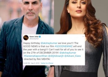 Akshay, Kareena's 'Good News' is now 'Good Newwz'