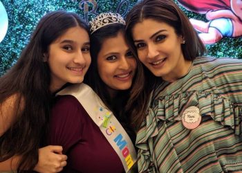 Raveena also recently hosted a baby shower for her daughter. Several pictures are doing the rounds on the Internet in which Raveena is seen posing with Chhaya, who proudly flaunts her baby bump.