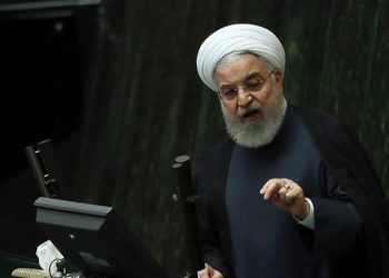 His announcement came shortly after the US hit the Islamic Republic with further sanctions, the latest in a series of punitive measures including an embargo on Iranian oil exports.