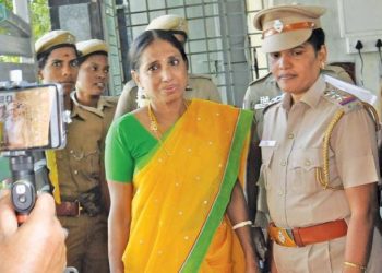She returned to the Vellore Central Prison Sunday evening.