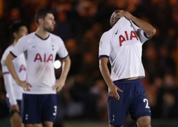 Mauricio Pochettino's side were held to a 0-0 draw in normal time before losing 4-3 on penalties against opponents currently 10th in League Two Tuesday.