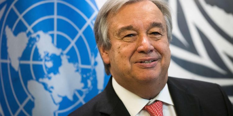 UN chief Antonio Guterres.