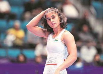 After being placed in an extremely tough 53kg draw, Vinesh had lost to reigning champion Mayu Mukaida in the second round.