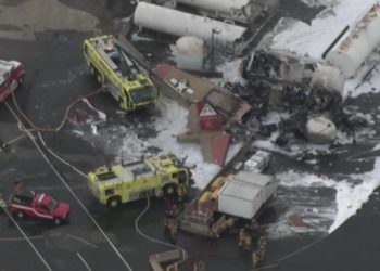 Seven dead as WWII-era plane crashes in US