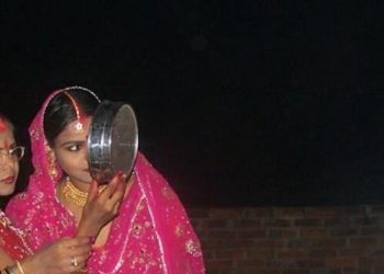 3 sisters in MP observe Karwa Chauth for their single husband
