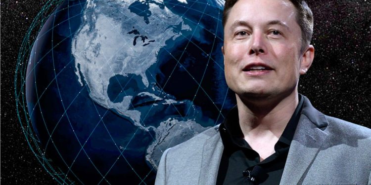 Musk tweets using SpaceX's Starlink satellite internet