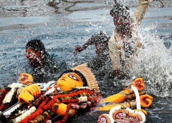 BMC makes artificial ponds in Daya, Kuakhai for idol immersion