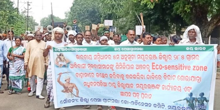 Tribal up in arms against eviction from Similipal area