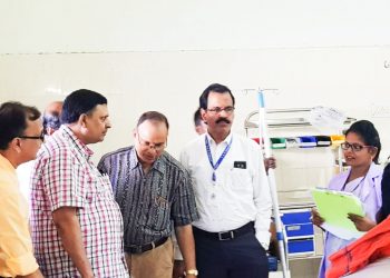 CRM team inspects healthcare infra status in Mayurbhanj dist