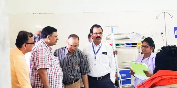 CRM team inspects healthcare infra status in Mayurbhanj dist