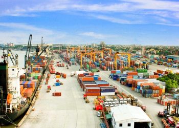 The Chittagong port