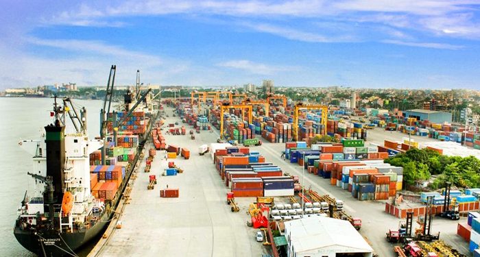 The Chittagong port