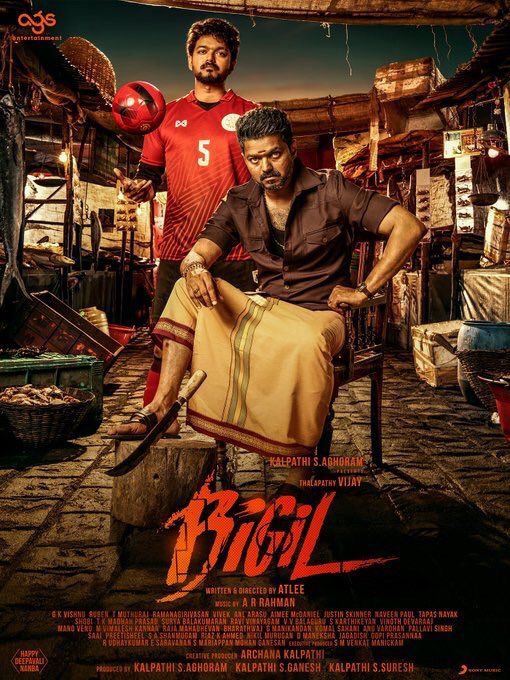 Tamil superstar Vijay's Diwali release 'Bigil' crosses 100cr in 3 days