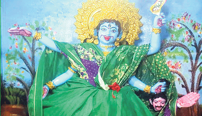 Devotees celebrate Kali Puja in Cuttack
