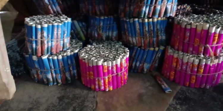 Illegal firecracker manufacturing factories busted in Cuttack