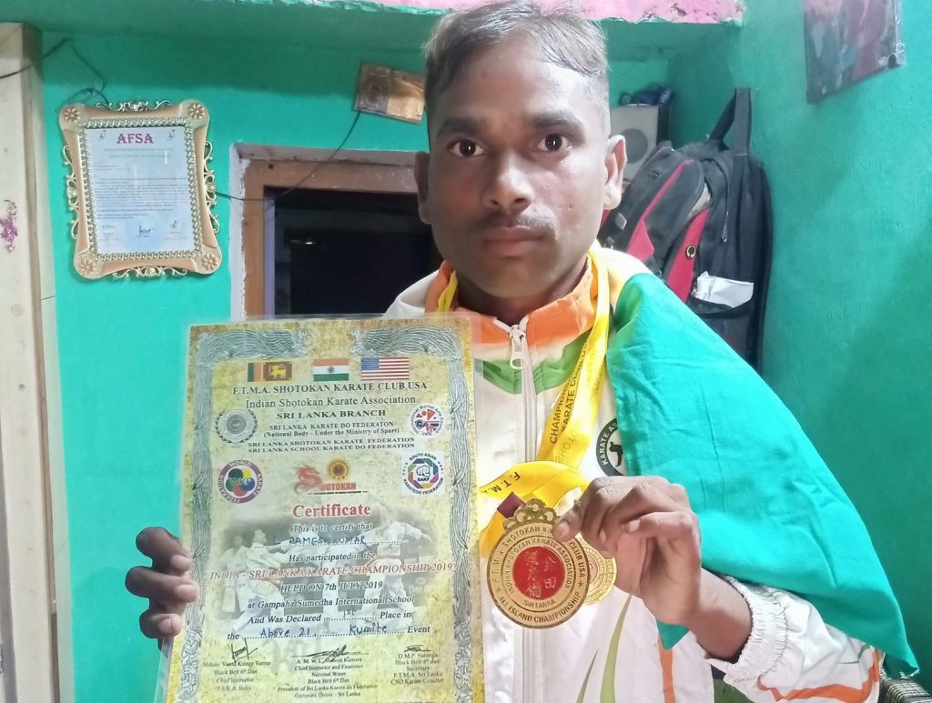 Polio-hit Karateka looks to win accolades at Japan Para Olympic
