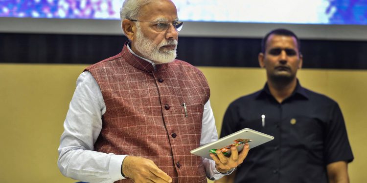 Prime Minister Narendra Modi during the 'Arogya Manthan', event, Tuesday