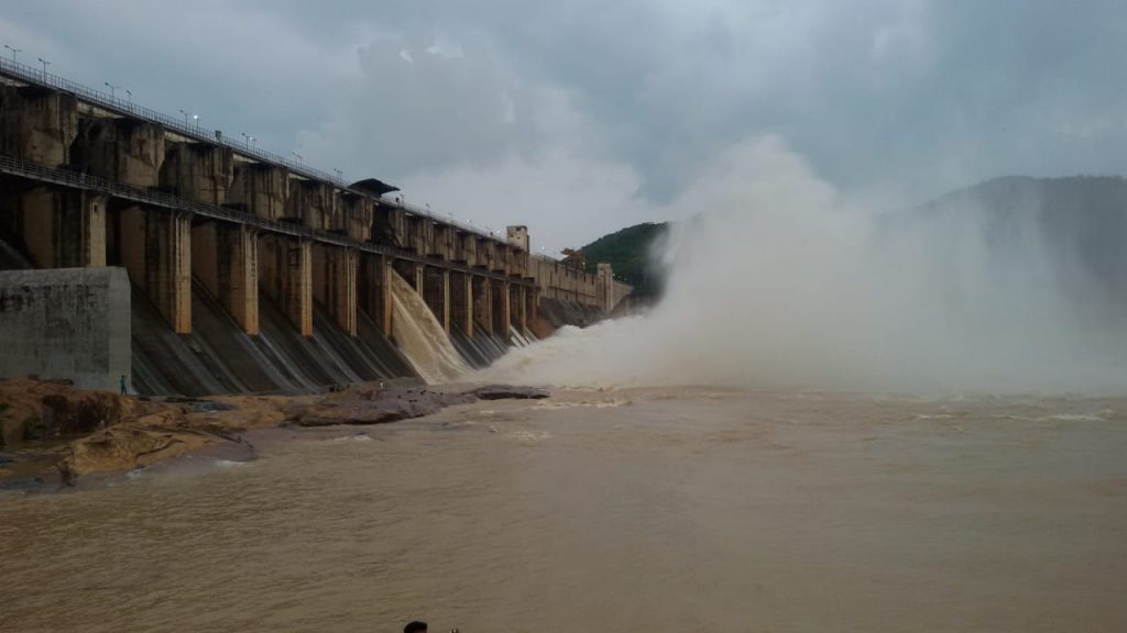Rengali dam authorities open one sluice gate