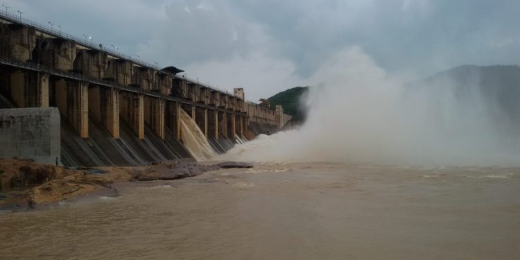 Rengali dam authorities open one sluice gate