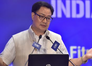 Union Sports Minister Kiren Rijiju