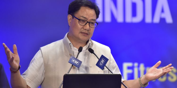 Union Sports Minister Kiren Rijiju