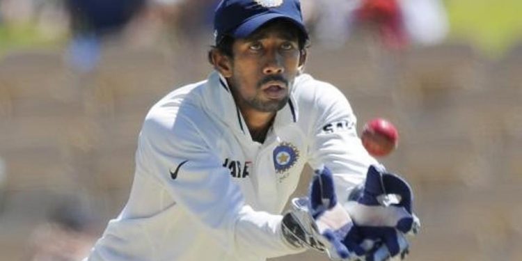 Wriddhiman Saha took a blow on the ring finger of his left hand