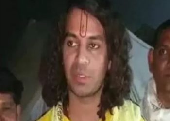Tej Pratap Yadav spotted with a new look in Mathura