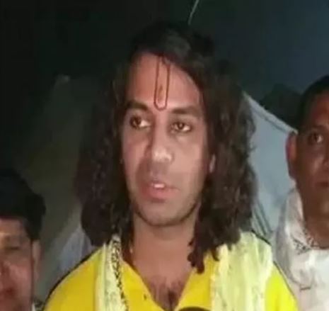 Tej Pratap Yadav spotted with a new look in Mathura