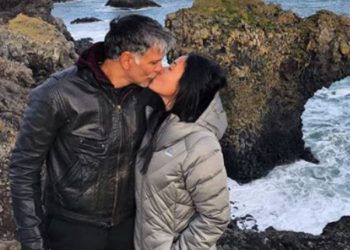 Ankita Konwar shares throwback pic in which she shares passionate kiss with hubby Milind Soman