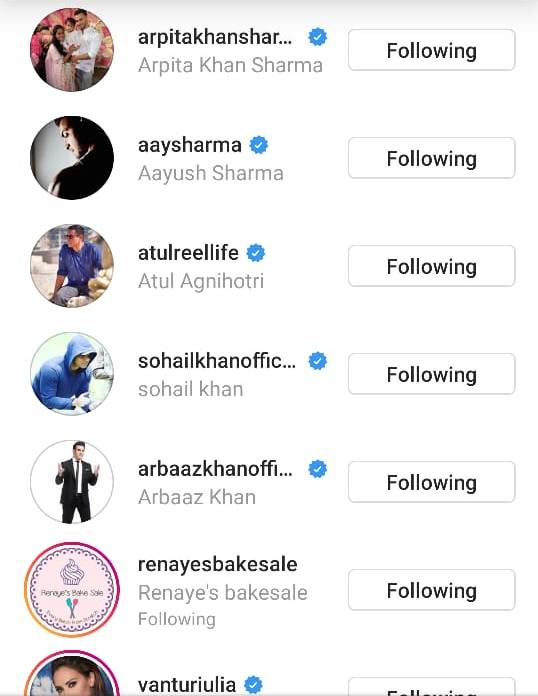 Salman is not following his ex-girlfriend on Instagram; Guess who the beauty is?