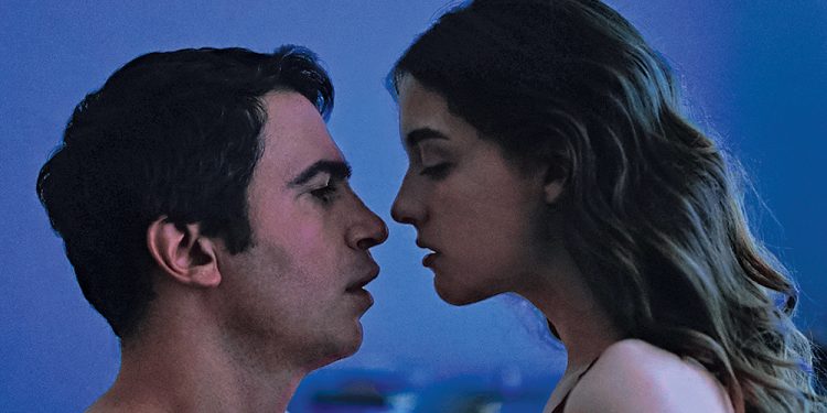 Chris Messina as Jeremy and Quinn Shephard as Abigail in BLAME. Photographer: Aaron Kovalchik.