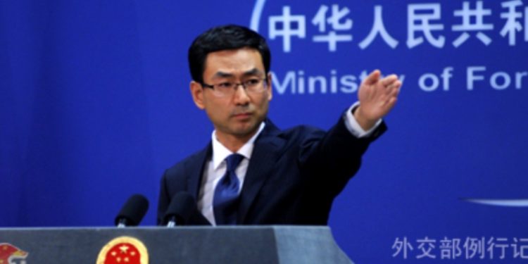 China's Foreign Ministry spokesman Geng Shuang