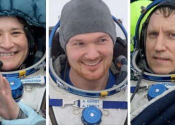 3 astronauts return to Earth from ISS