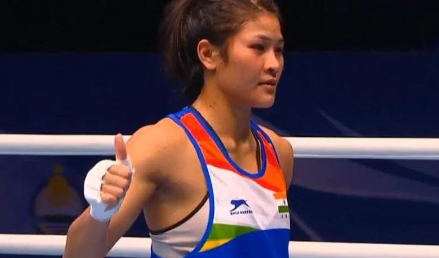 Jamuna Boro outpunched fifth-seeded Algerian Ouidad Sfouh, an African Games gold-medallist, in a unanimous verdict.