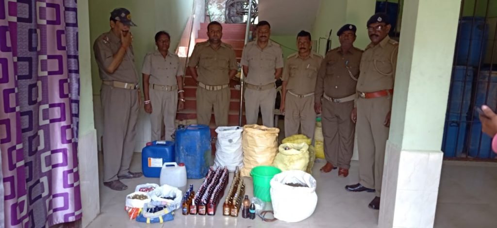 Illicit liquor, cannabis seized in Mayurbhanj