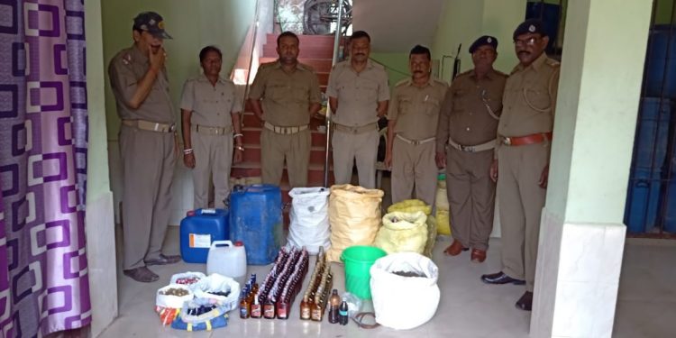 Illicit liquor, cannabis seized in Mayurbhanj